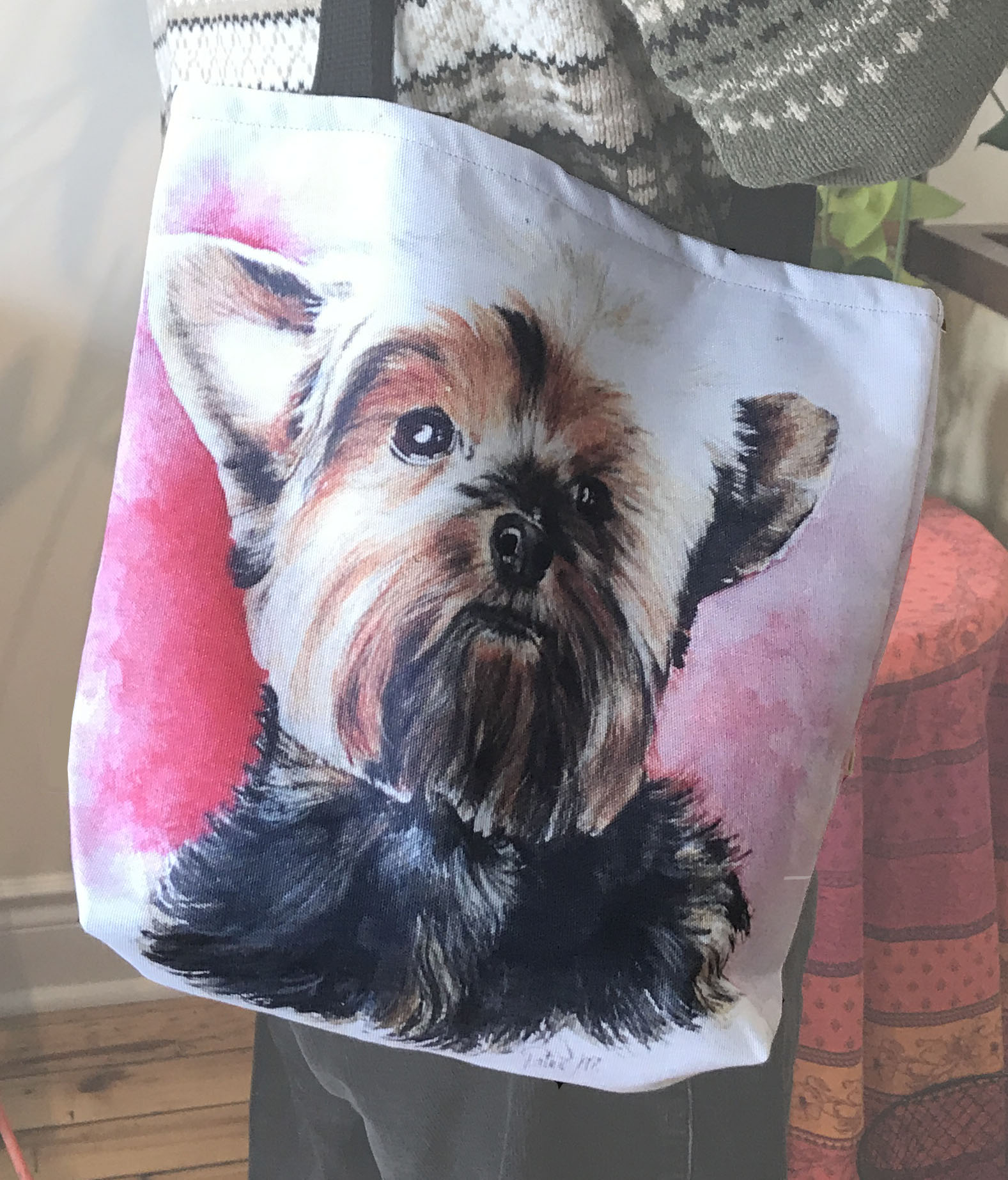 Yorkie Tote Bag ~ Products by Patrice